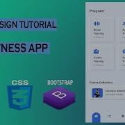 UI Design Tutorial Fitness App UI HTML CSS BOOTSTRAP