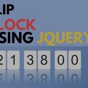 Learn How To Build A Stylish Flip Clock With JQuery For Your Website