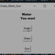 Snake Water And Gun Game Minigames Code Code In Description Run It In Python Enjoy The Game