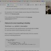 Error Handling In Solidity
