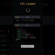 Create Awesome CSS Loader Shorts