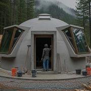 This Guy Builds A Luxury Dome House In Just A Few Days From Start To Finish Domegaia