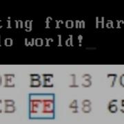 Hello World In X86 Machine Code Binary Instruction Encoding