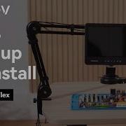 How To Set Up Install The Tomlov DM602 Flex Digital Microscope With Flexible Boom Arm