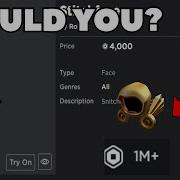 Would You Delete The Stitch Face For 1 Million Robux