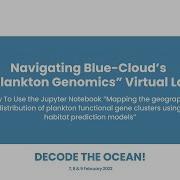 Blue Cloud Hackathon Plankton Genomics VLab