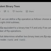 LeetCode 951 Flip Equivalent Binary Trees Mocking Interview