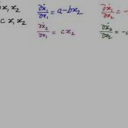 Linearizing At An Equilibrium Point Lotka Volterra
