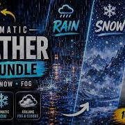 FREE Cinematic Weather VFX Bundle For Unity URP Snow Rain Fog Particle Systems