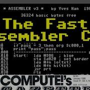 Learn C64 Assembly Language Using The Fast Assembler Type In Program From COMPUTE S GAZETTE 1986