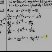 Evaluating And Applying The Total Differential
