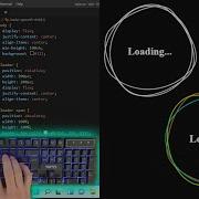 ASMR Programming Quick CSS Loading Animation No Talking
