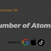 Optimized Solution For LeetCode 726 Google Apple TikTok Number Of Atoms