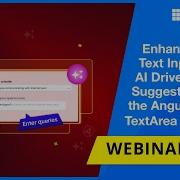 Enhance Your Text Input With AI Driven Suggestions In The Angular Smart TextArea Webinar