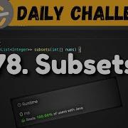 78 Subsets Backtracking Leetcode Daily Challenge DSA Hindi