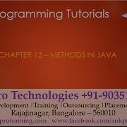Java For Beginners Chapter 12 Methods Or Functions In Java How To Define And Call The Method