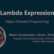 Lambda Expression PBO Bahasa Indonesia