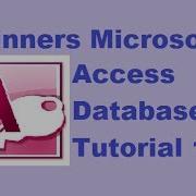 Beginners MS Access Database Tutorial 1 Introduction And Creating Database