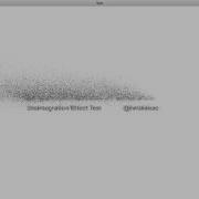 SpriteKit Text Disintegration Effect Test