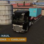 Euro Truck Simulator 2 Mediterranean Cargo Run Barcelona To Cagliari Container Delivery 4K