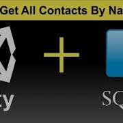 Get All Contacts By Name Develop Unity Apps With SQLite Database 13 17