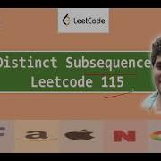 Distinct Subsequences Leetcode 115 Live Coding Session