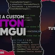 Dear ImGui C Custom Button Design In ImGui Gradient Hover Effects