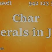 Char Literals In Java Char Data Type In Java
