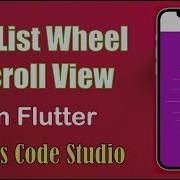 Flutter List Wheel Scroll View In Urdu Hindi 3D UI From Basics To Advanced