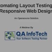Webinar Automating Layout Testing For Responsive Web Designs