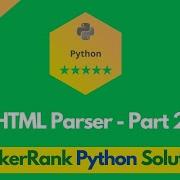 HackerRank HTML Parser Part 2 Problem Solution In Python Python Solutions Programmingoneonone