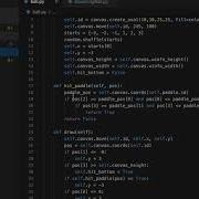 Python Small Game Bouncing Ball With A Paddle