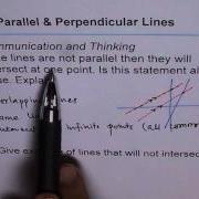 Not Parallel Lines Intersect At How Many PointsT19 T20