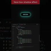 Neon Box Shadow Animation Using HTML CSS