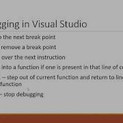 12 Debugging In Visual Studio