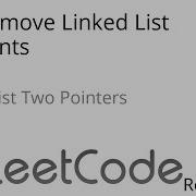 Leetcode 203 Remove Linked List Elements