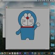 Drawing Doremon By Using The Python Coding