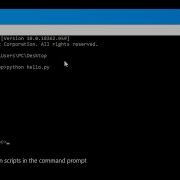 Как запускать скрипты Python с помощью командной строки
