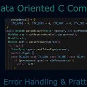 09 Error Handling And Pratt Parsing Data Oriented C Compiler
