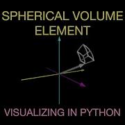 Drawing The Spherical Volume Element In Python