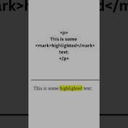 Mark Tag HTML Webdevelopment Theelitecode Shorts