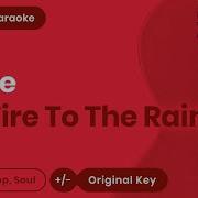 Adele Set Fire To The Rain Acoustic Karaoke