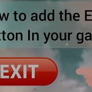 How To Add The Quit Or Exit Button In Your Game Simplest Way Unity Game Gamedevelopment