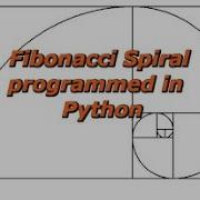 Fibonacci Sequence Spiral Written In Python