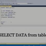 How To SELECT Data From Table In SQL