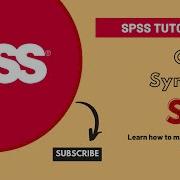 Code In Syntax On SPSS