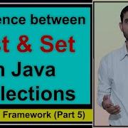 Difference Between Set And List In Java Collections By Deepak