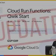 Cloud Run Functions Qwik Start GSP1089