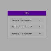 FAQ Section Design Only HTML CSS