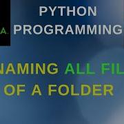 Python как массово переименовать файлы в папке Windows Linux